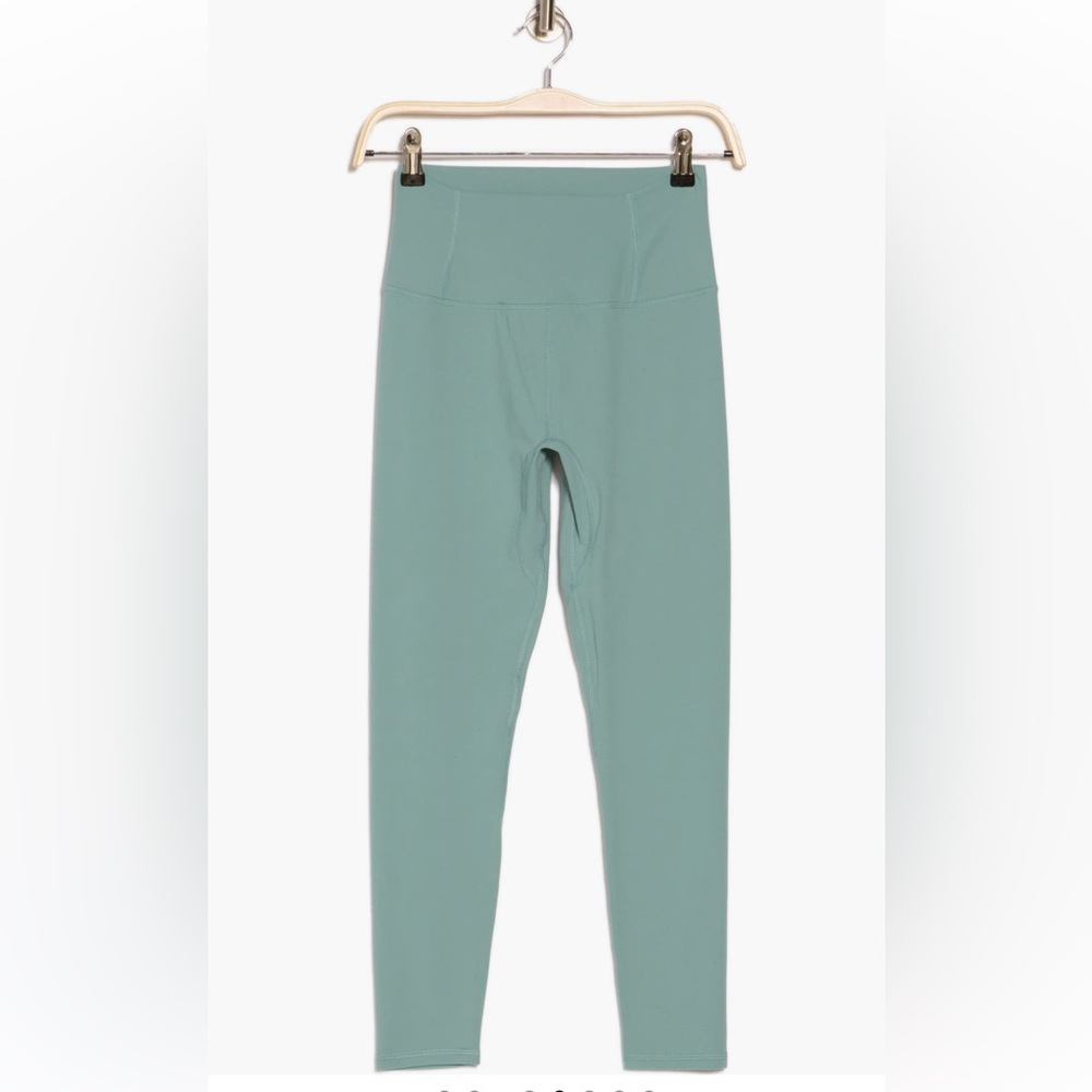 NWT Free People FP Movement Never Better High Rise Leggings Eucalyptus Size L - Picture 9 of 9